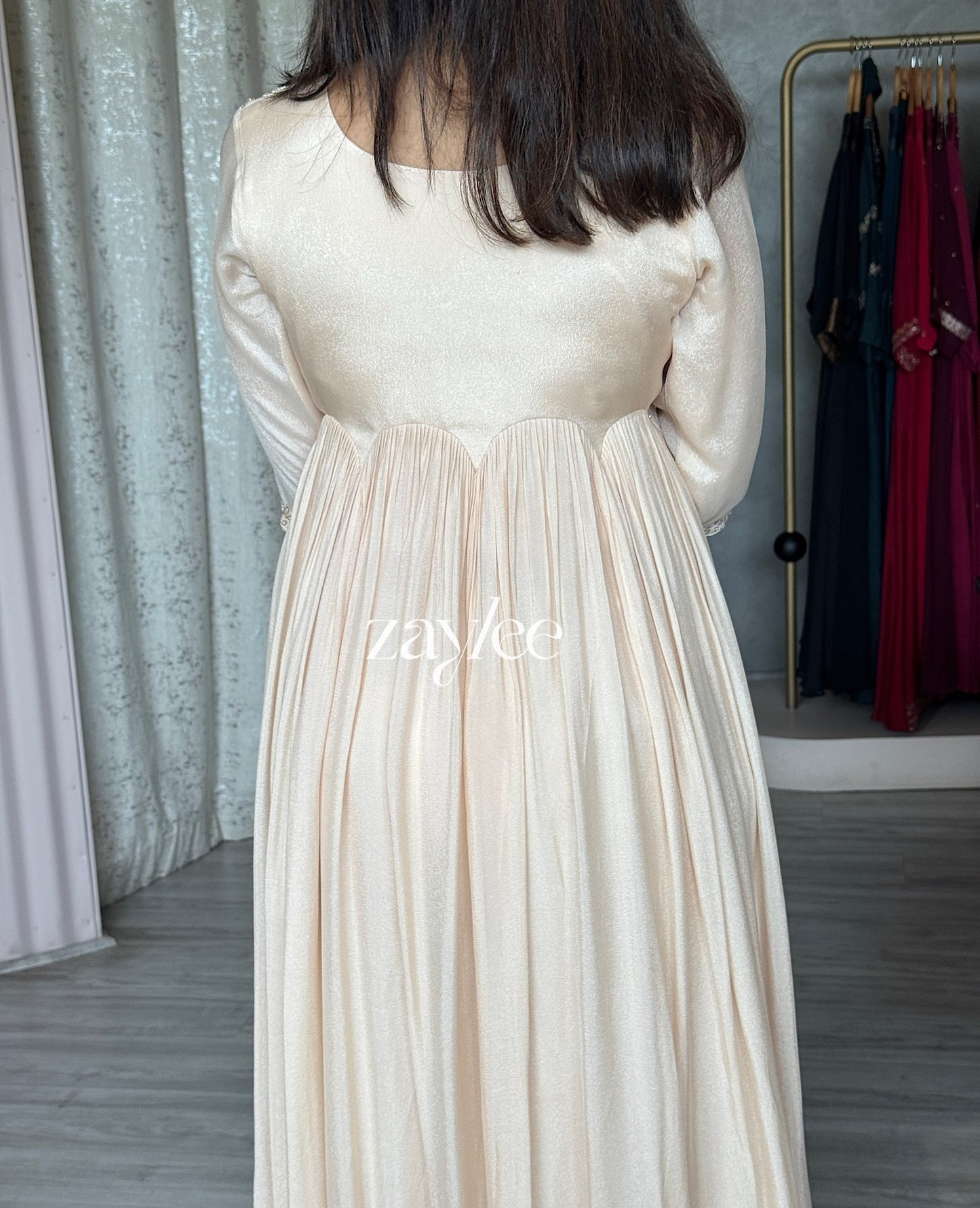Ivory Scalloped Kurta