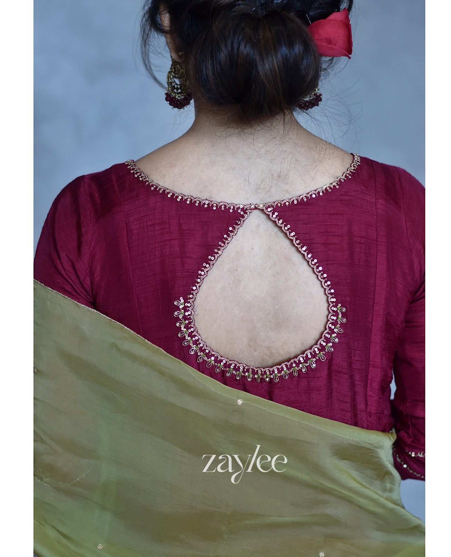 Wine Maroon Anarkali