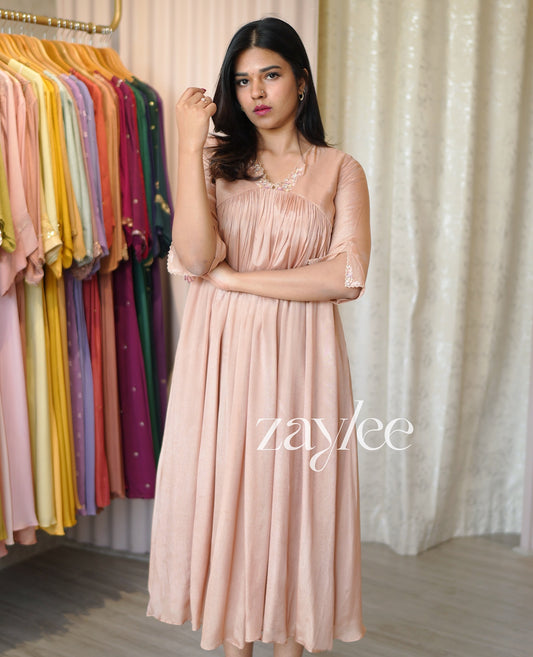 Pale Terracota Brown Kurta