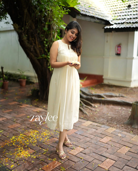 Ivory Embellished Kurta