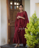 Ruby Red Anarkali