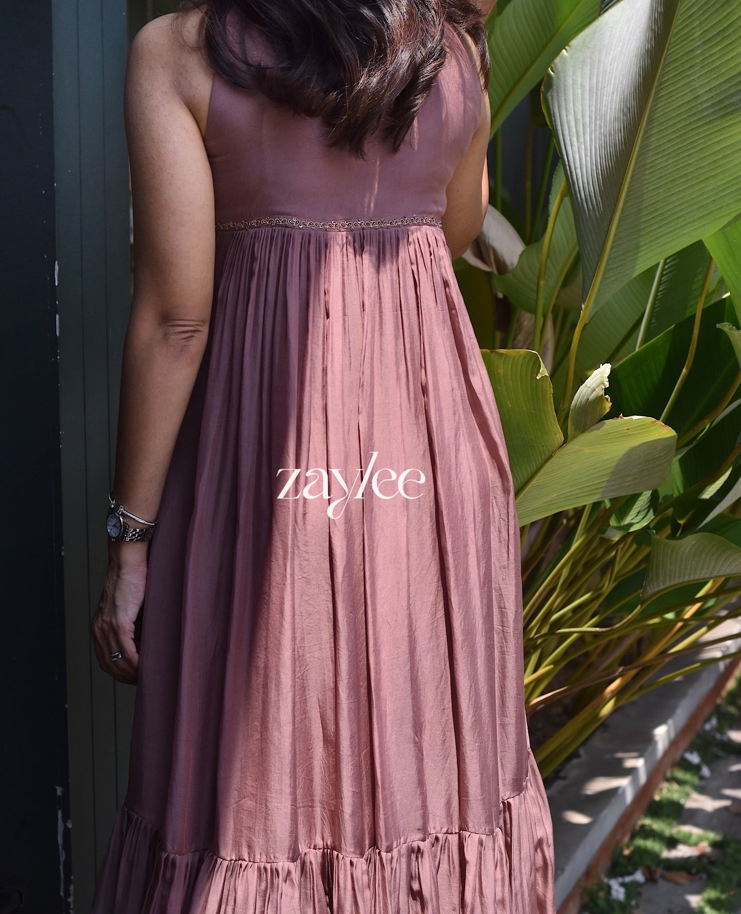 Cinnamon Organza Dress