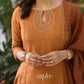 Honey Brown Anarkali