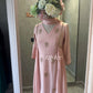Pale Pink Zari Work Kurta