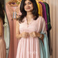 Dusty Pink Embroidered Kurta