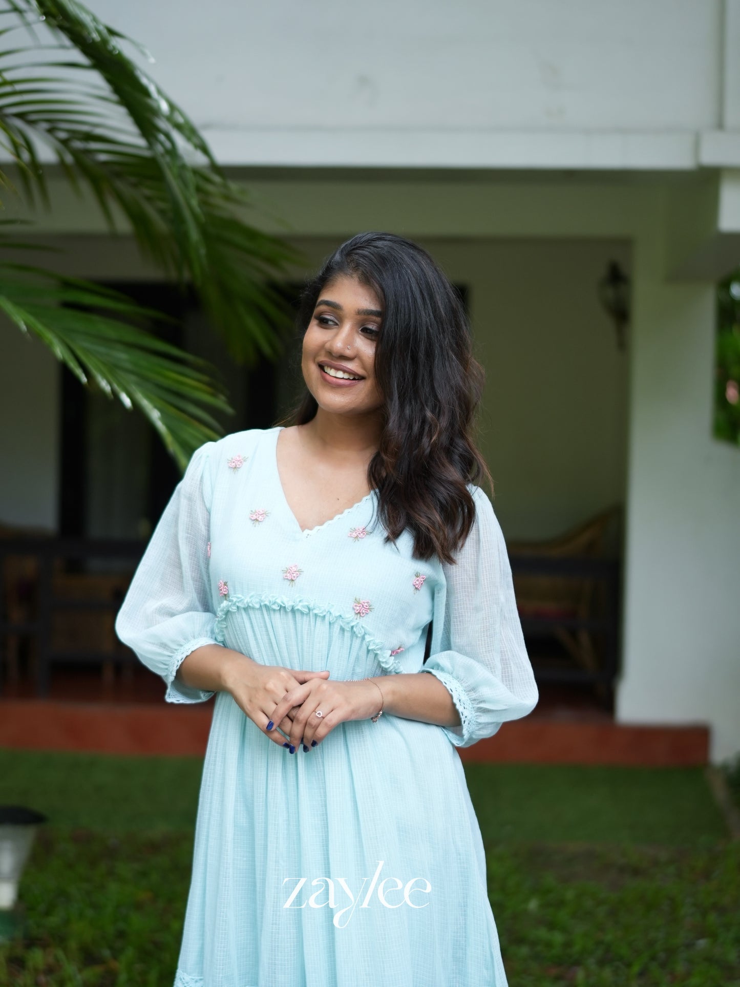 Aqua Blue Kota Dress