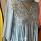 Pastel Blue Scalloped Kurta