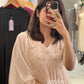 Ivory Scalloped Kurta