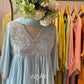 Pastel Blue Scalloped Kurta