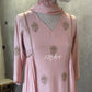 Pale Pink Zari Work Kurta