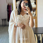 Ivory Scalloped Kurta