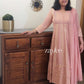 Peachy Pink Chikankari Anarkali