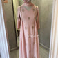 Pale Pink Zari Work Kurta