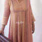 Peachy Pink Chikankari Anarkali