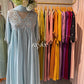 Pastel Blue Scalloped Kurta