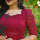 Red Embroidered Dress