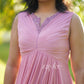 Blush Pink Pleated Kurta