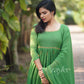 Kiwi Green Gathered Kurta