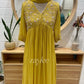 Mustard Yellow Gathered Kurta