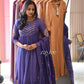 Pale Purple Gathered Kurta