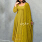 Canary Yellow Chikankari Anarkali