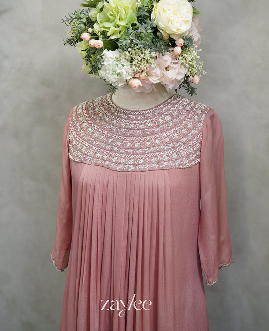 Dusty Pink Embellished Kurta