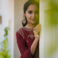 Ruby Red Anarkali