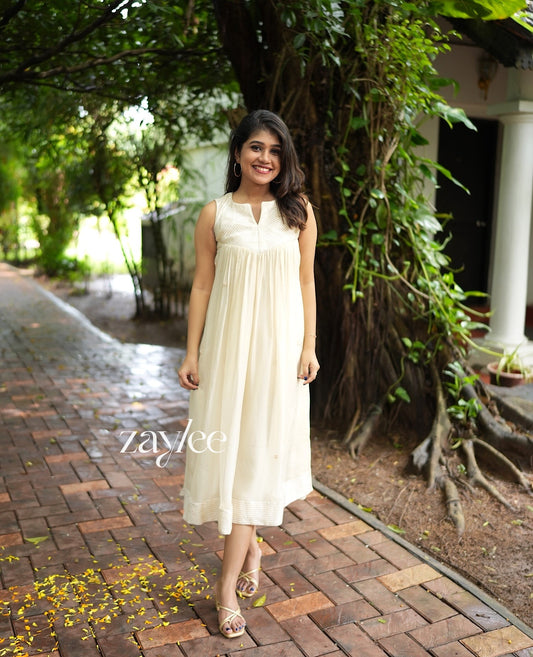 Ivory Embellished Kurta