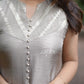 Silk Aline Scalloped Kurta