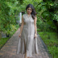 Silk Aline Scalloped Kurta