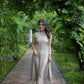 Silk Aline Scalloped Kurta