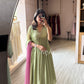 Pista Green Embroidered Kurta
