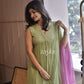 Pista Green Embroidered Kurta