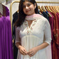 Cream-Pink Dual Tone Kurta