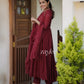 Ruby Red Anarkali