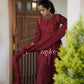 Ruby Red Anarkali