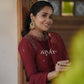 Ruby Red Anarkali