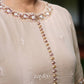 Light Terracotta Brown Organza Kurta