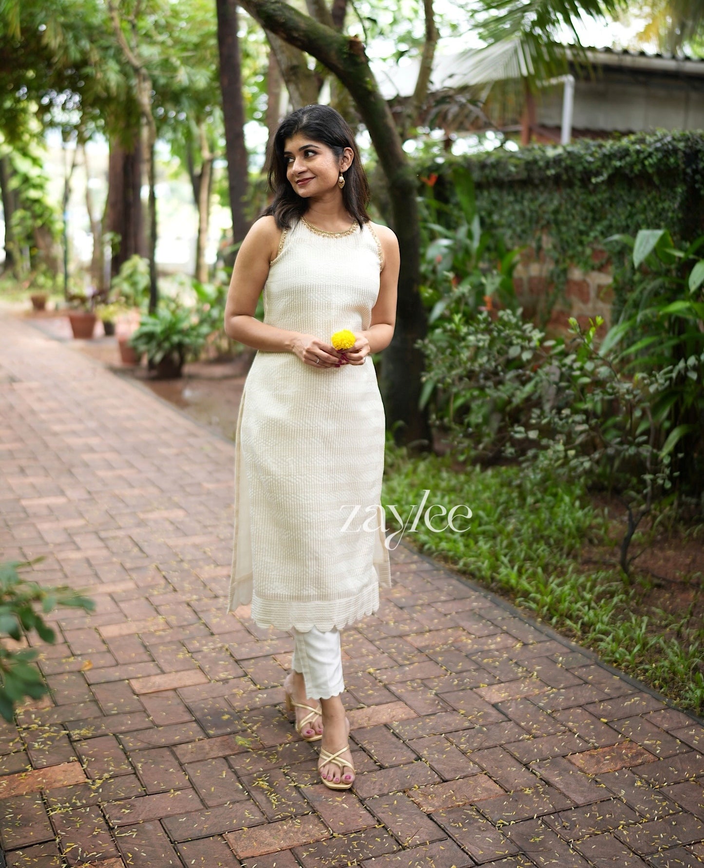 Ivory Silk Kurta