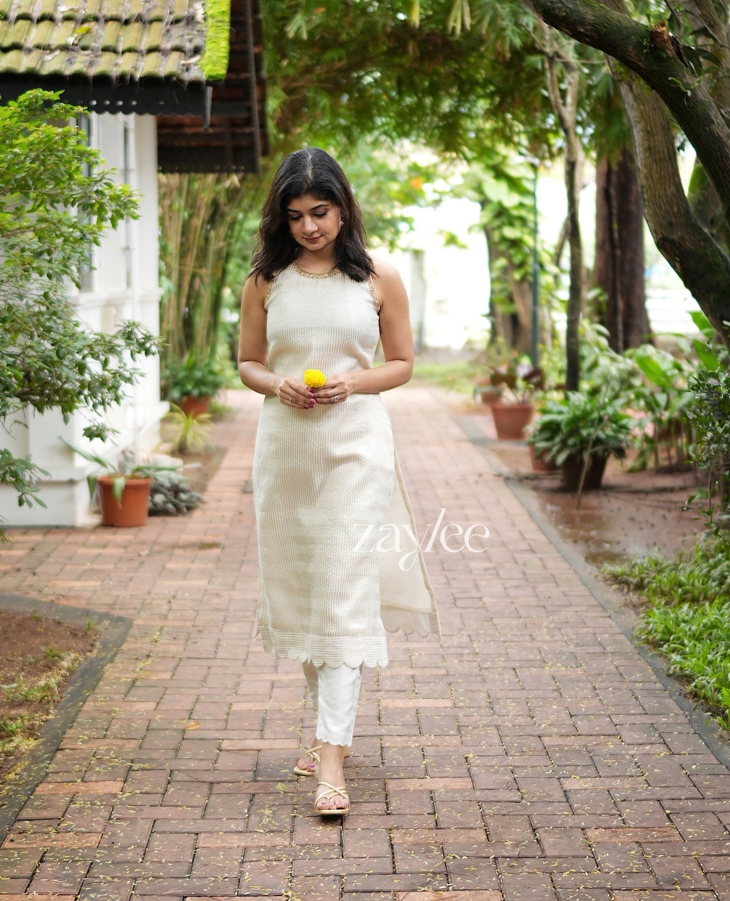 Ivory Silk Kurta