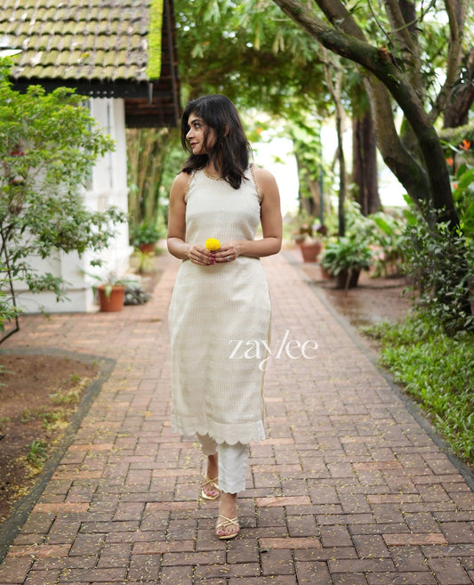 Ivory Silk Kurta