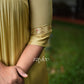 Golden Brocade Border Kurta