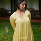 Golden Brocade Border Kurta