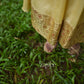 Golden Brocade Border Kurta