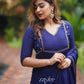 Glistening Blue Zari Work Kurta