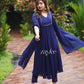 Glistening Blue Zari Work Kurta