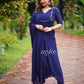 Glistening Blue Zari Work Kurta