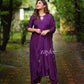 Purple Embellished Kurta