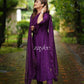 Purple Embellished Kurta