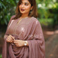 Light Hazelnut Zari Scalloped Kurta